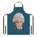 Colorful apron featuring a pop art-style illustration of Dorothy Zbornak from The Golden Girls