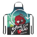 Alternative movie-inspired apron featuring a design homage to the film "One Cut of the Dead"