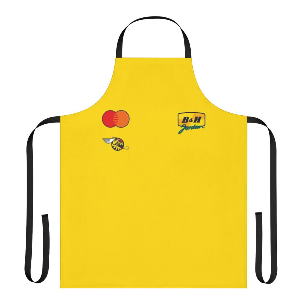 Apron featuring the iconic Jordan F1 team colors and branding