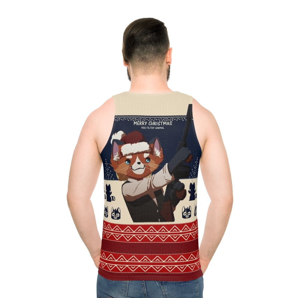 Home Alone inspired Christmas unisex tank top