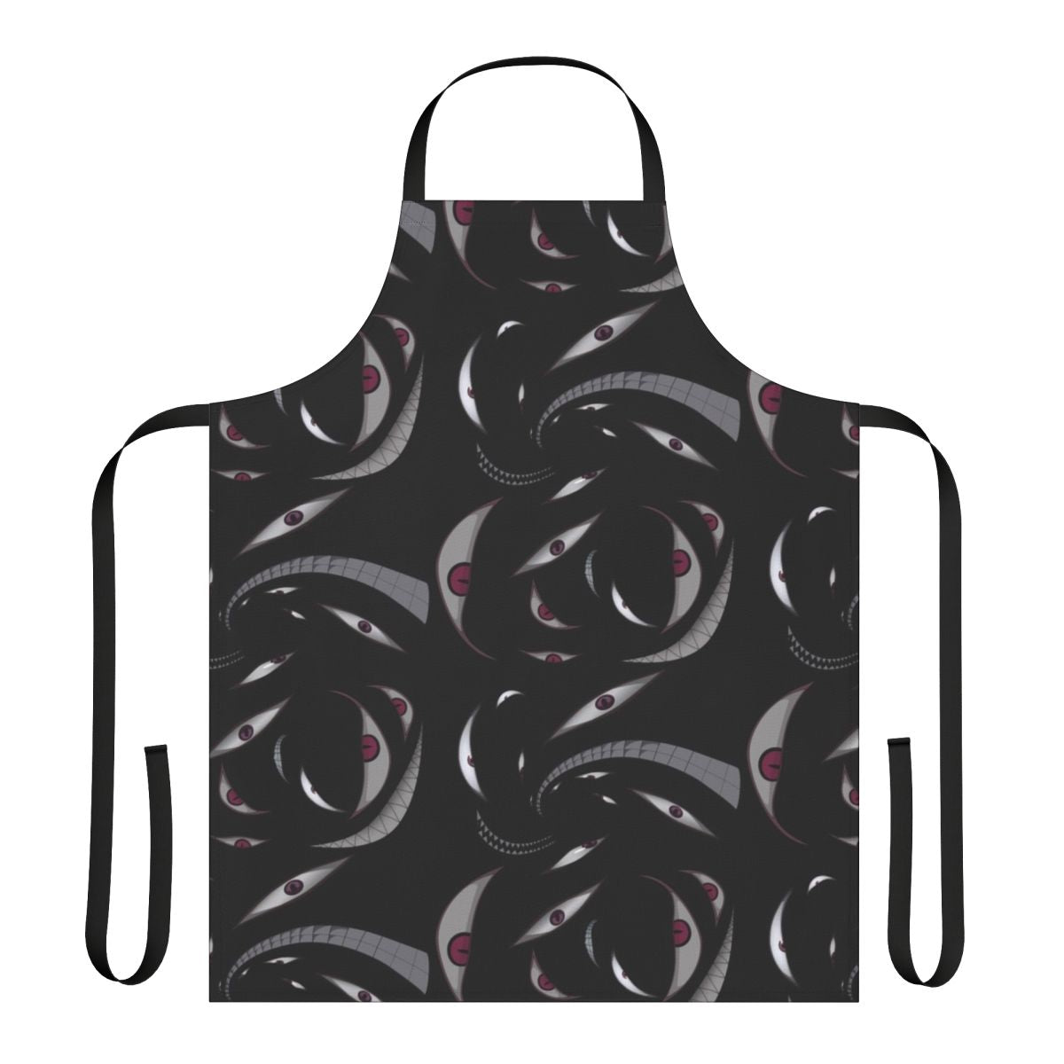 Fullmetal Alchemist-themed apron with a homunculus eye and mouth design