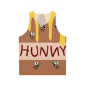 Honey-themed unisex tank top with cute cartoon graphic