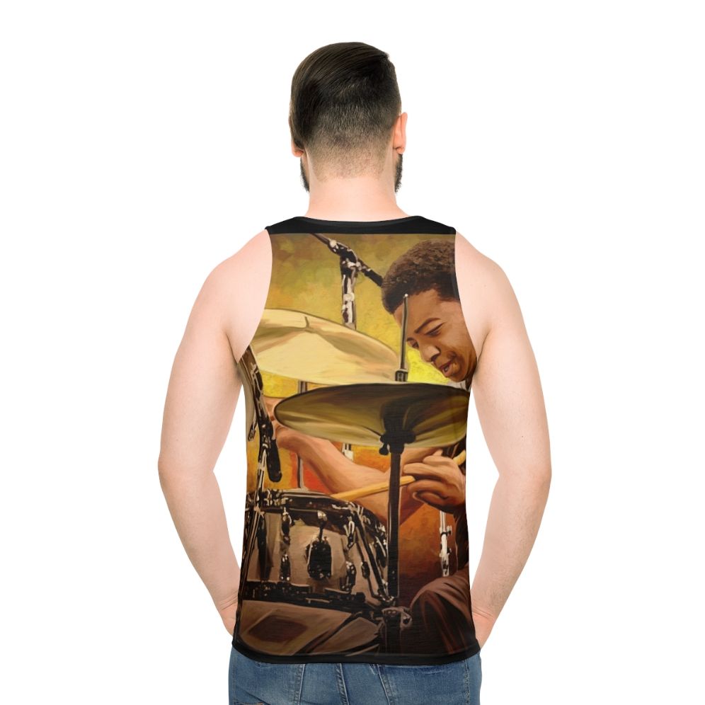 Unisex tank top honoring jazz drummer Tony Williams