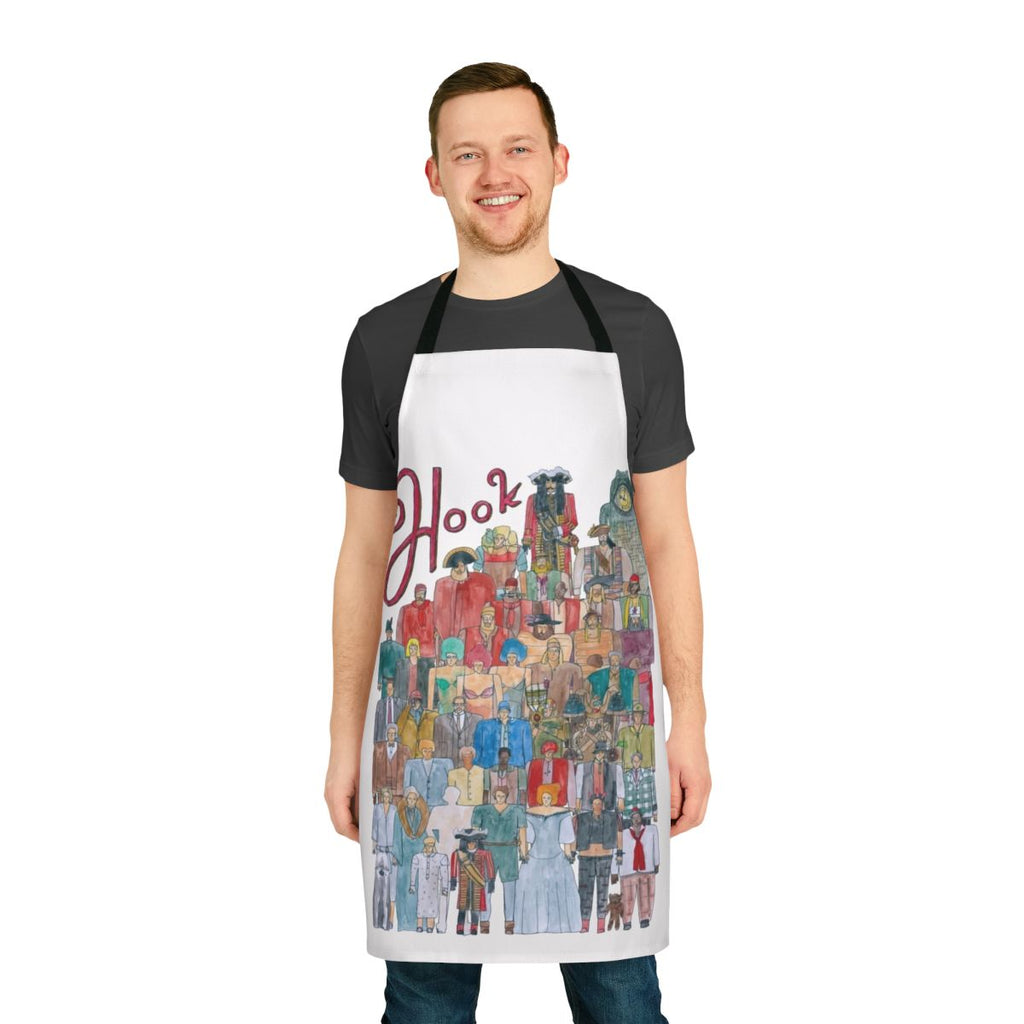 Hook Team Illustration Apron featuring Peter Pan characters