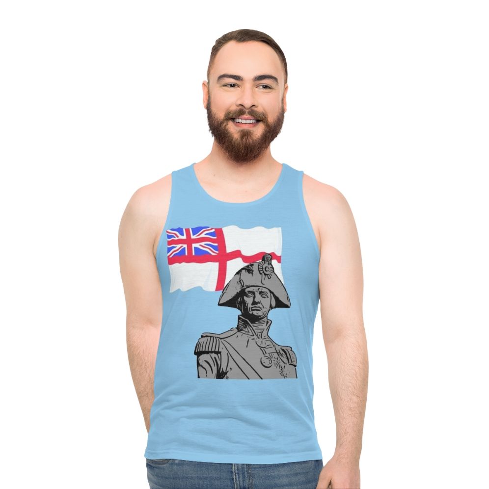 Horatio Nelson Hero Unisex Tank Top