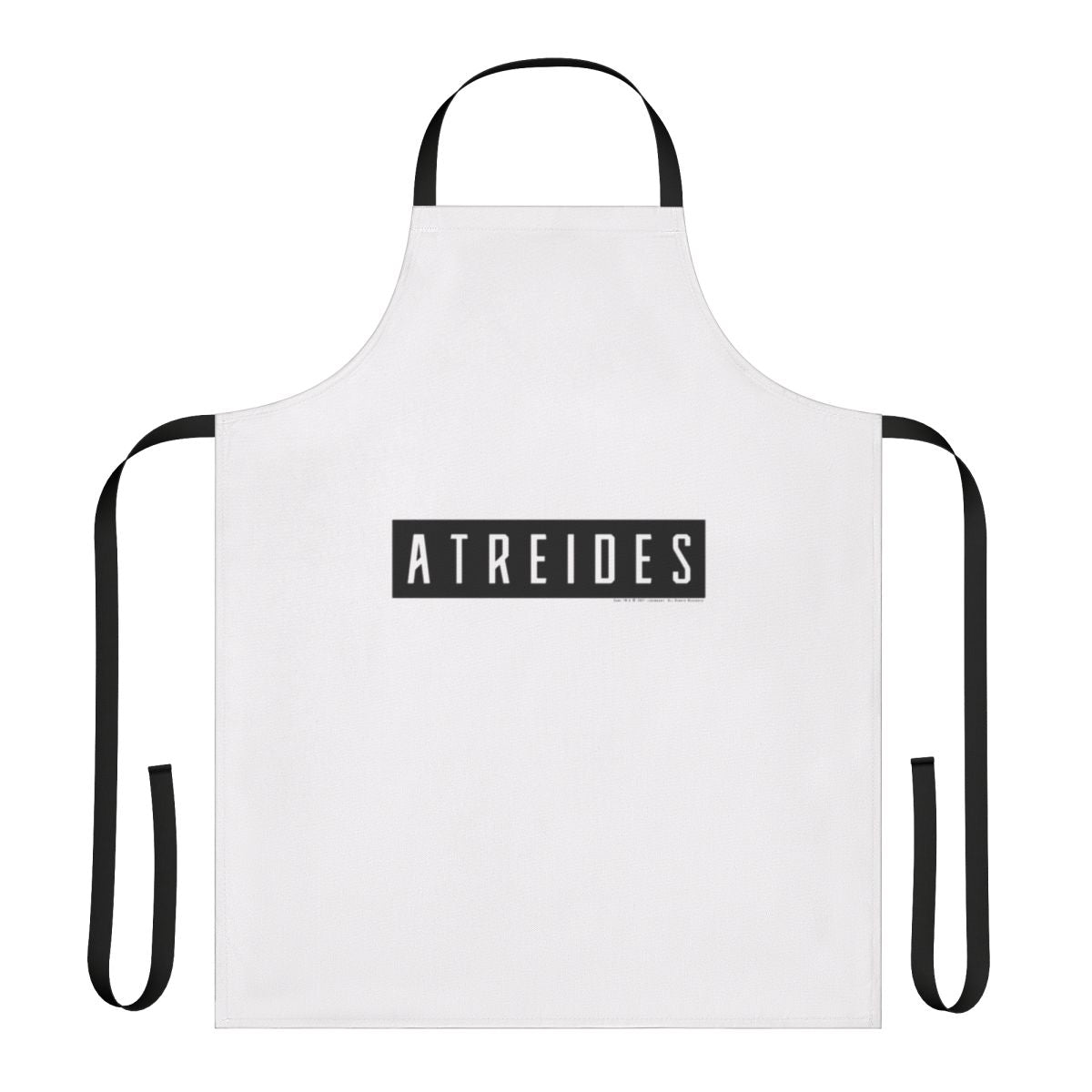 Dune House Atreides-inspired horizontal banner black apron
