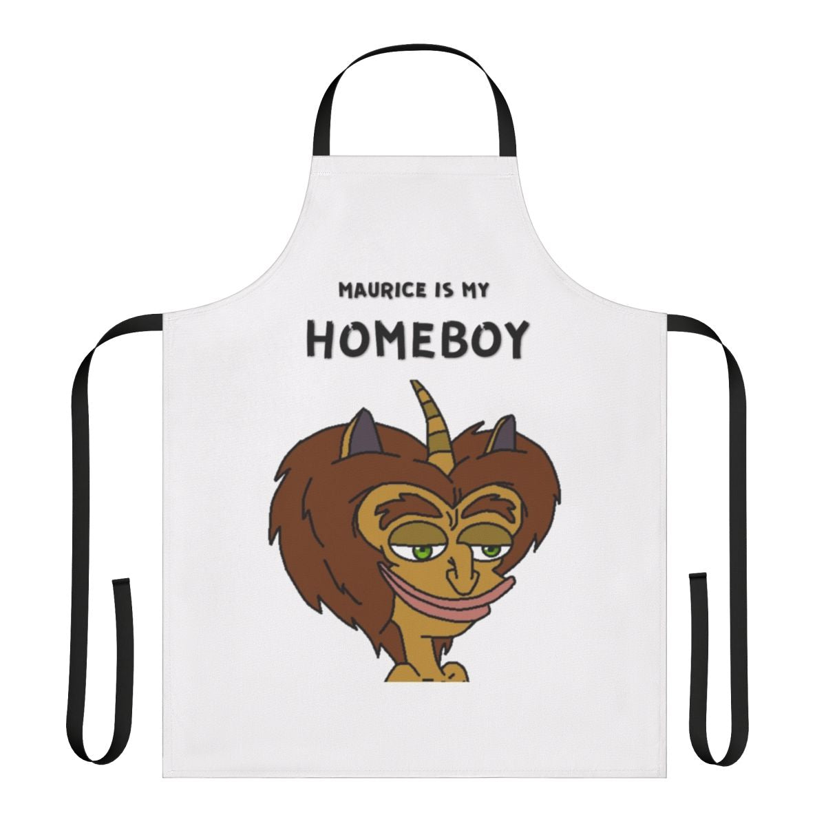 Apron featuring the Hormone Monster character from the Netflix series Big Mouth