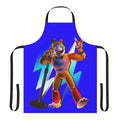 Stylized image of Glamrock Freddy from Five Nights at Freddy's Security Breach on an apron