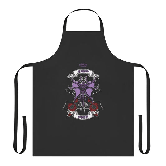 Stranger Things inspired demobat hunter apron with Hellfire Club design