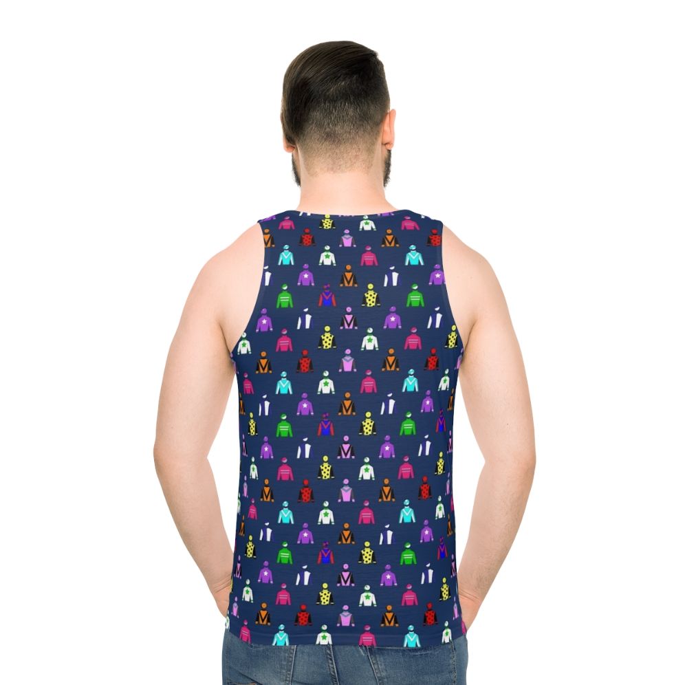 Unisex horse racing jockey silks tank top