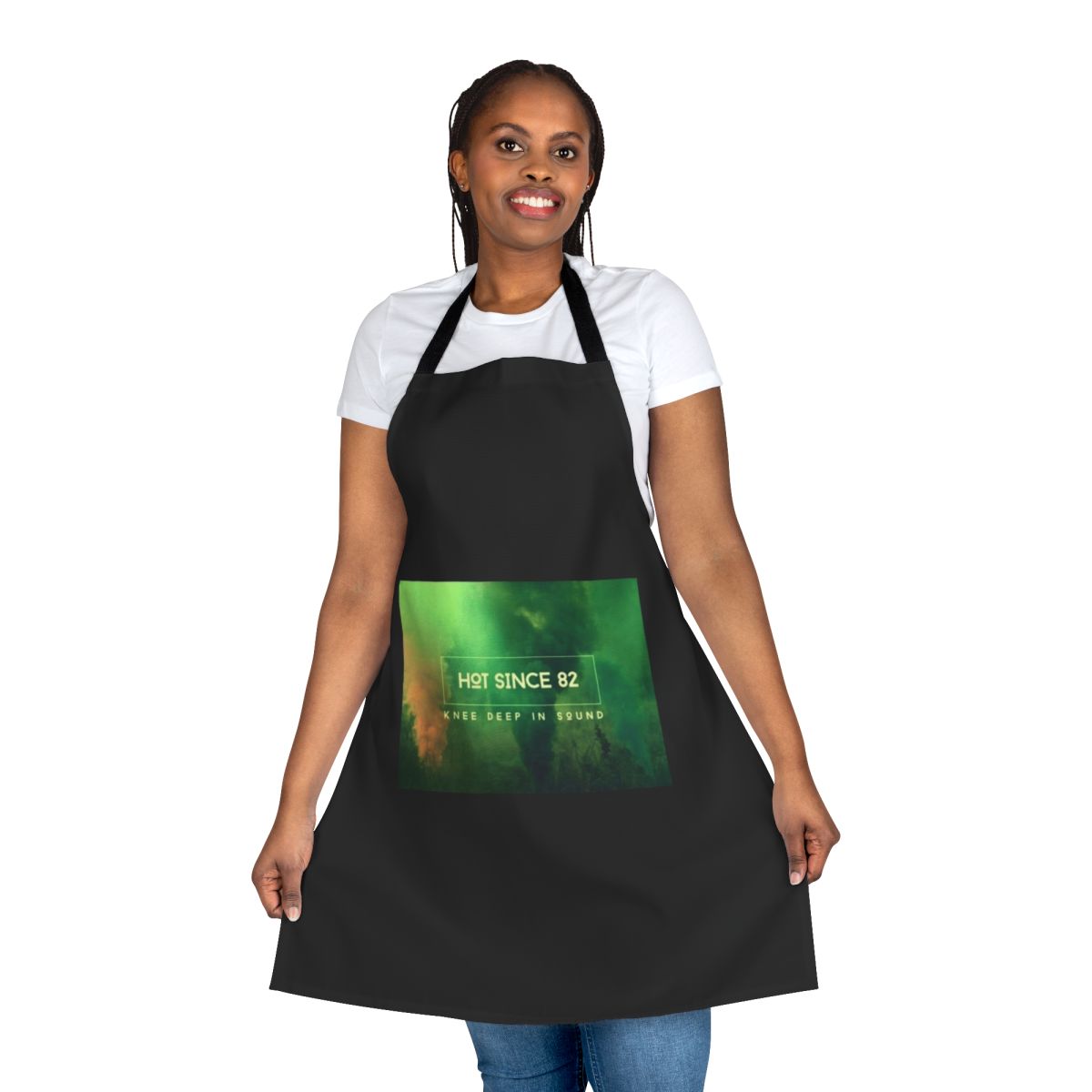 Hot 82 Inspired Apron - Unique DJ-Style Kitchen Accessory featuring the Best of Logo