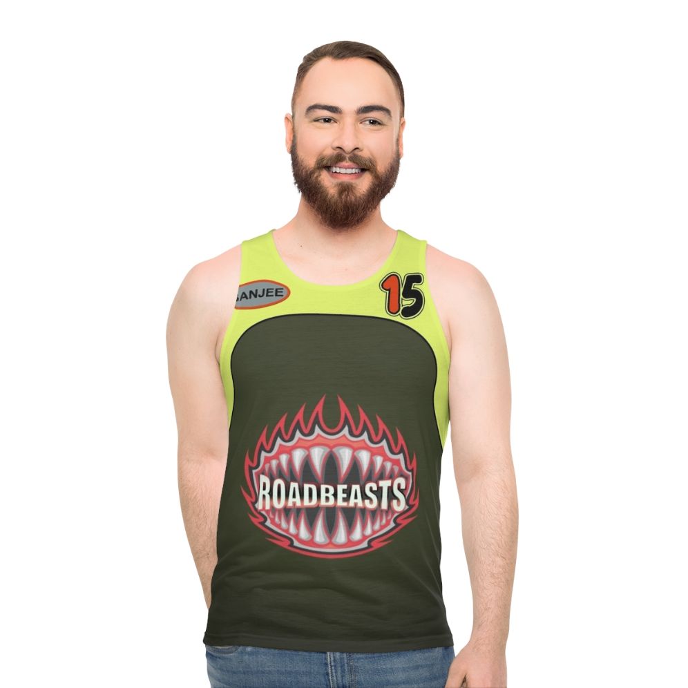 Hot Wheels Acceleracers Unisex Tank Top featuring Banjee Castillo