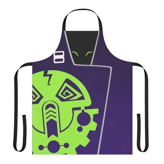 Hot Wheels themed apron with Vert Wheeler cosplay design