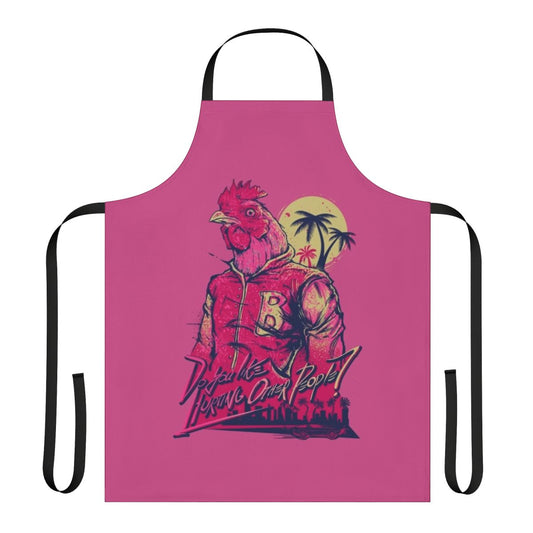 Hotline Miami inspired apron with Richard jacket design