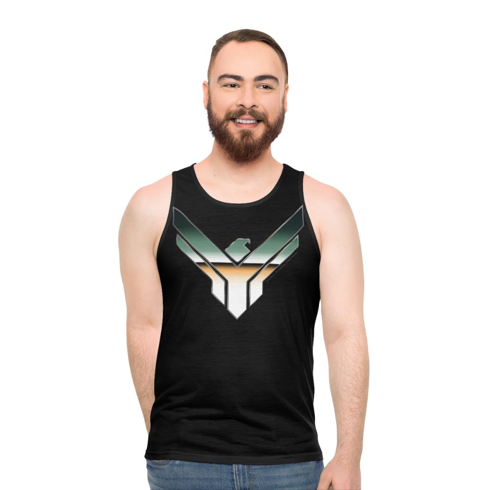 House Atreides Chrome Symbol Unisex Tank Top