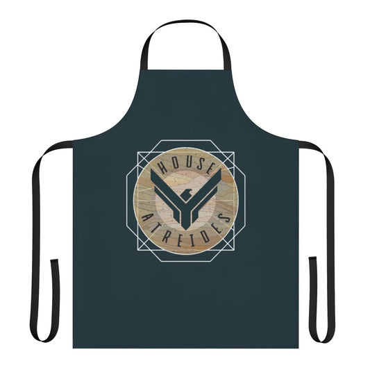 House Atreides inspired Dune fan art design on a high-quality cooking apron