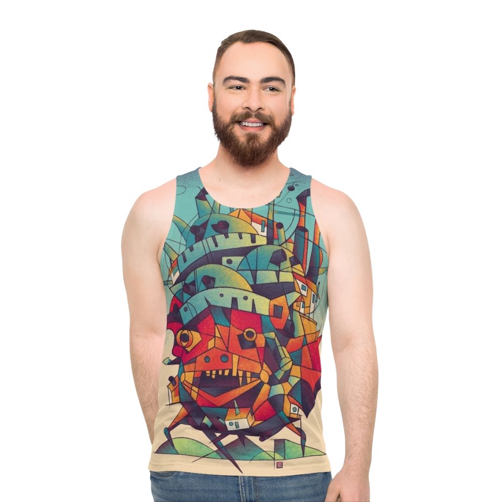 Howl's Moving Castle Anime Inspired Unisex Tank Top