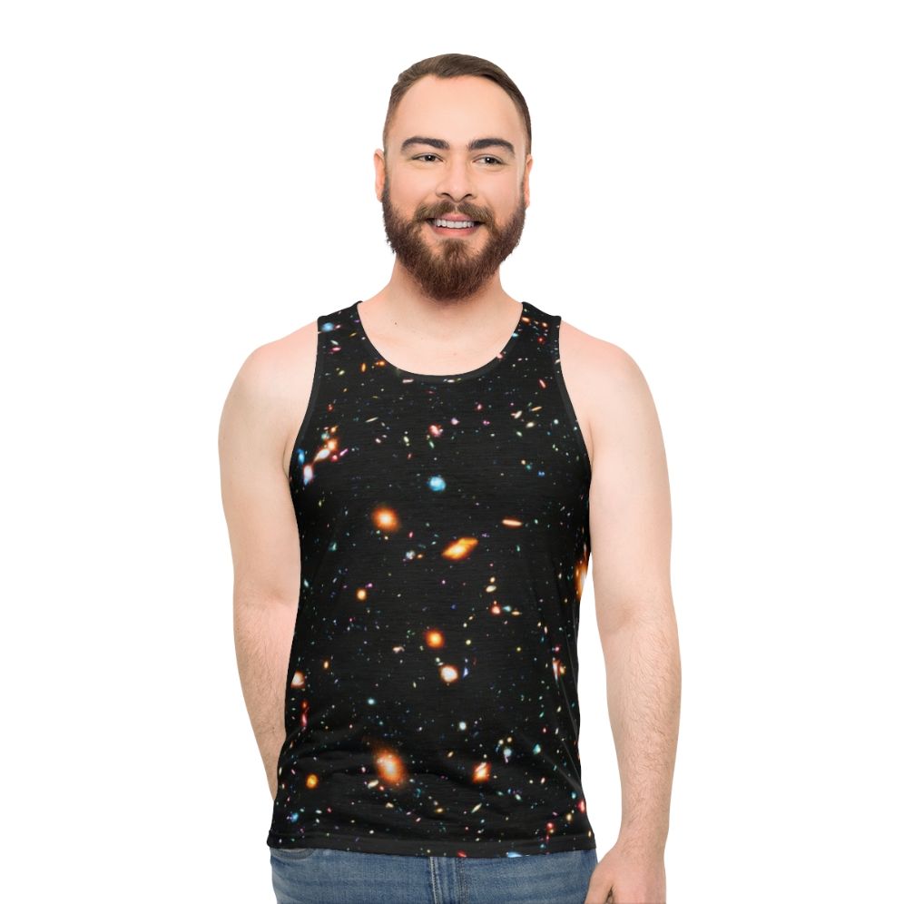 Hubble Extreme Deep Field galaxy print unisex tank top