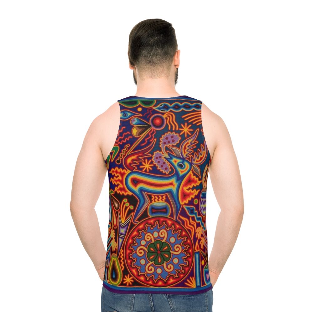 Huichol Unisex Mexican Skull Tank Top