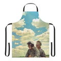 Vintage-style comedy apron featuring a retro design inspired by the 1990s movie Dumb and Dumber