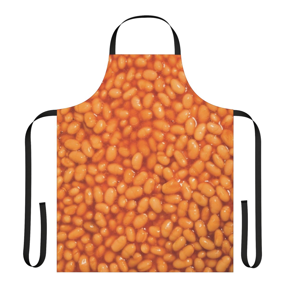 Apron with a comical "Beans and Beans" design, perfect for the baked beans enthusiast