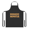 A Big Mouth-inspired apron featuring the Hormone Monster character, perfect for fans of the Netflix comedy series.