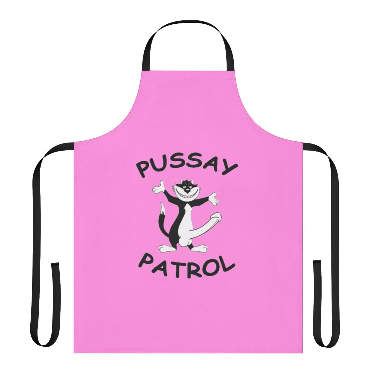 Bucks party themed apron with a comedic design
