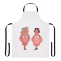 Funny "Big Mouth" inspired adult apron featuring a vagina design