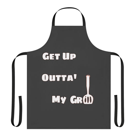 Grill Humor Apron featuring a funny design for the kitchen