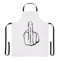 Dan Andrews inspired apron with a humorous design