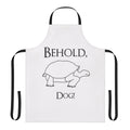 A high-quality apron featuring a funny dog-themed design inspired by the video game Elden Ring.
