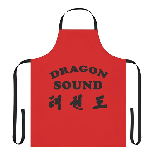 Apron featuring the iconic dragon sound logo from the cult classic film "Miami Connection"