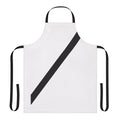 Driver wearing a safety belt apron to avoid traffic fines
