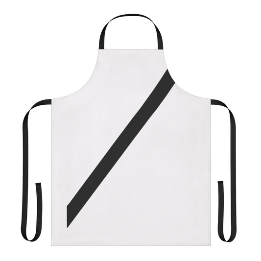 Driver wearing a safety belt apron to avoid traffic fines