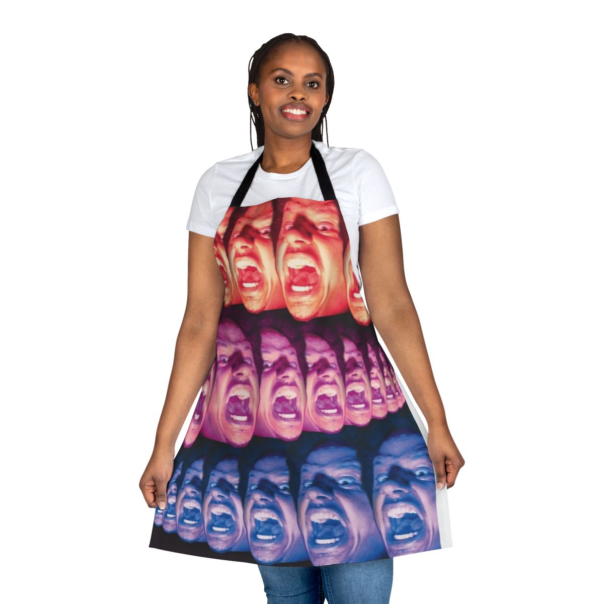 Eric Andre Screaming Apron - Funny Novelty Cooking Apron for Fans of The Eric Andre Show
