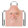 Apron featuring the "Hide the Pain Harold" meme character
