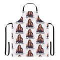 Apron with "How You Doin?" catchphrase design, a fun and quirky kitchen accessory