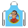 John Shuttleworth-inspired kitchen apron with comedic design