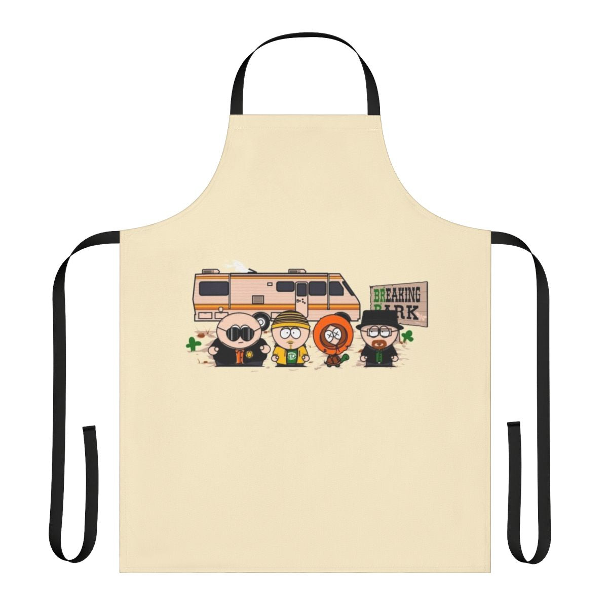 Breaking Park Apron - Funny South Park and Breaking Bad Inspired Design