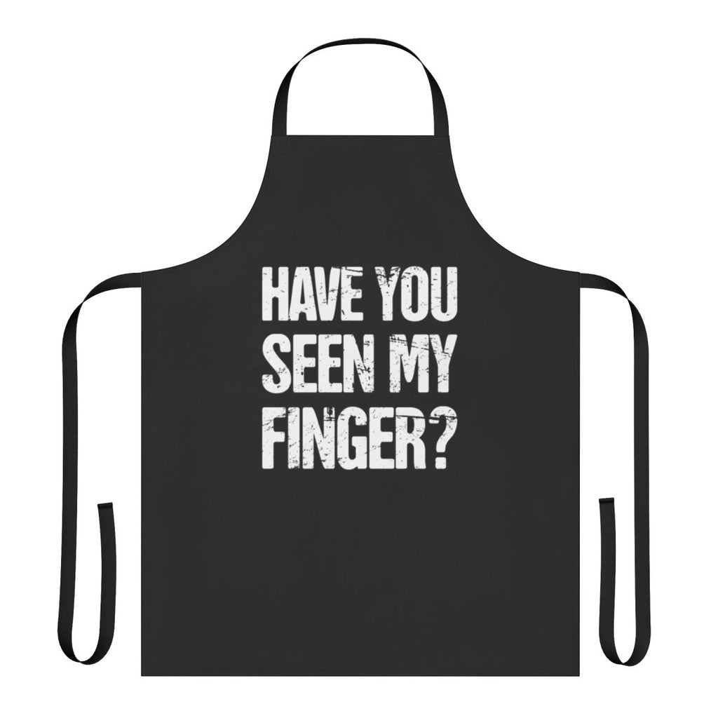 Apron with funny missing finger or amputation design
