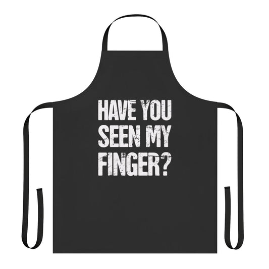 Apron with funny missing finger or amputation design