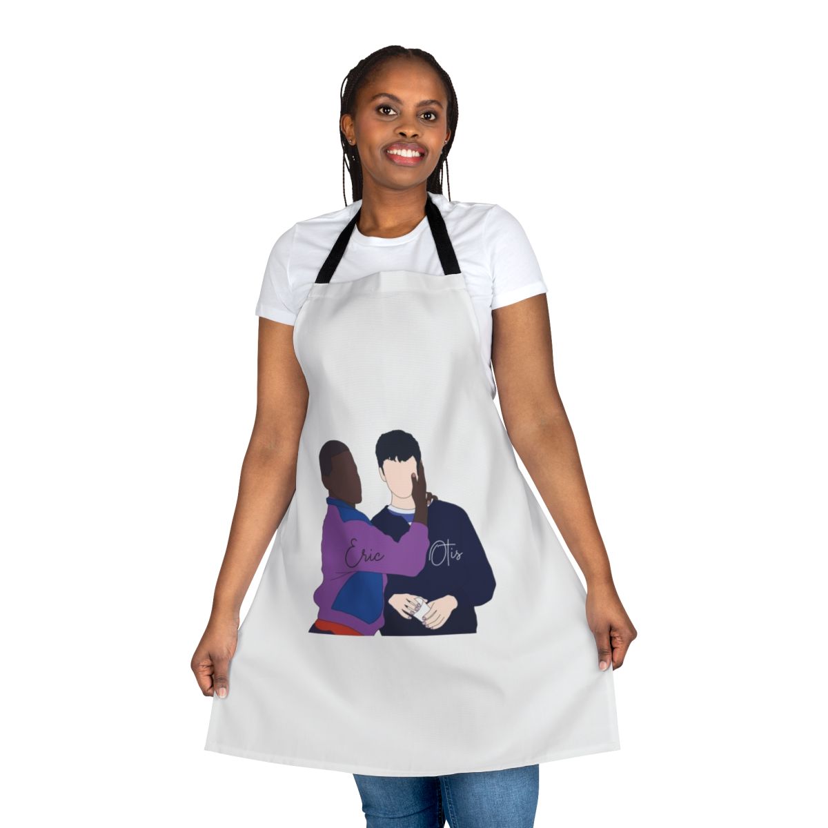 Apron featuring Otis and Maeve from the popular Netflix series Sex Education
