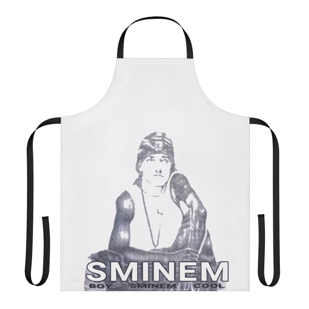 Sminem-inspired novelty apron featuring a playful, dank meme design