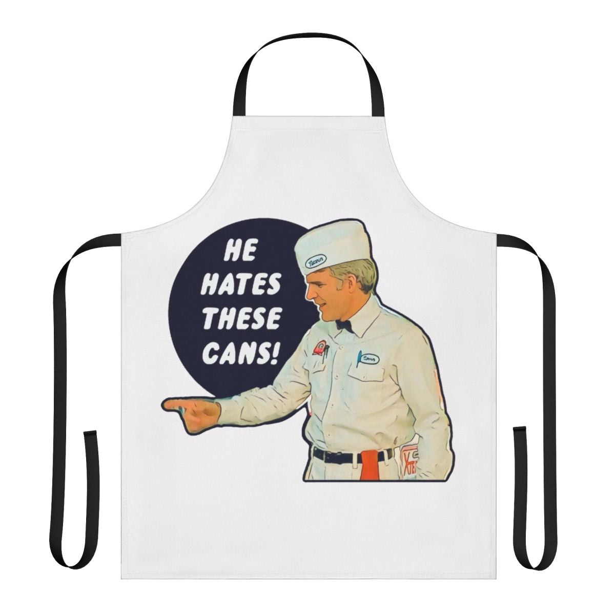 Apron featuring a comedic design inspired by the classic film 'The Jerk'