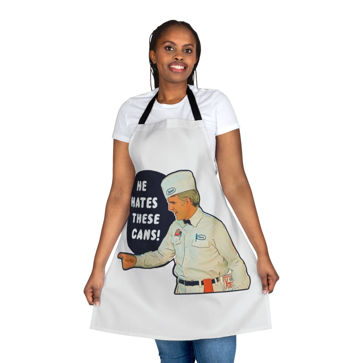Apron featuring a comedic design inspired by the classic film 'The Jerk'
