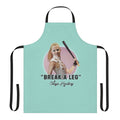 Tonya Harding inspired apron with pop culture art and 90s references