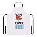 Humorous Van Down by the River Inspired Apron with Van and River Graphics