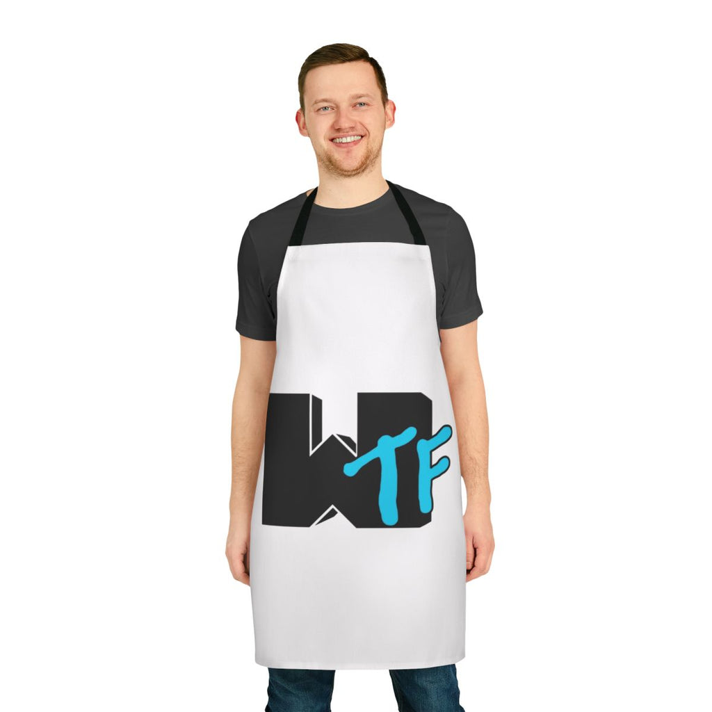 Funny "What the Fuck" apron with parody design for music lovers
