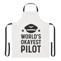 Worlds Okayest Apron featuring a playful and humorous design for engineers and other professionals.