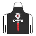 Apron featuring the iconic Gonzo fist symbol associated with Hunter S. Thompson's gonzo journalism